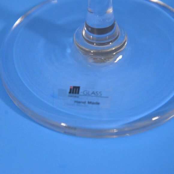 JM Glass Portugal Pressed Glass Ruffled Edge Diamond Pattern Candle Holder - Picture 5 of 5